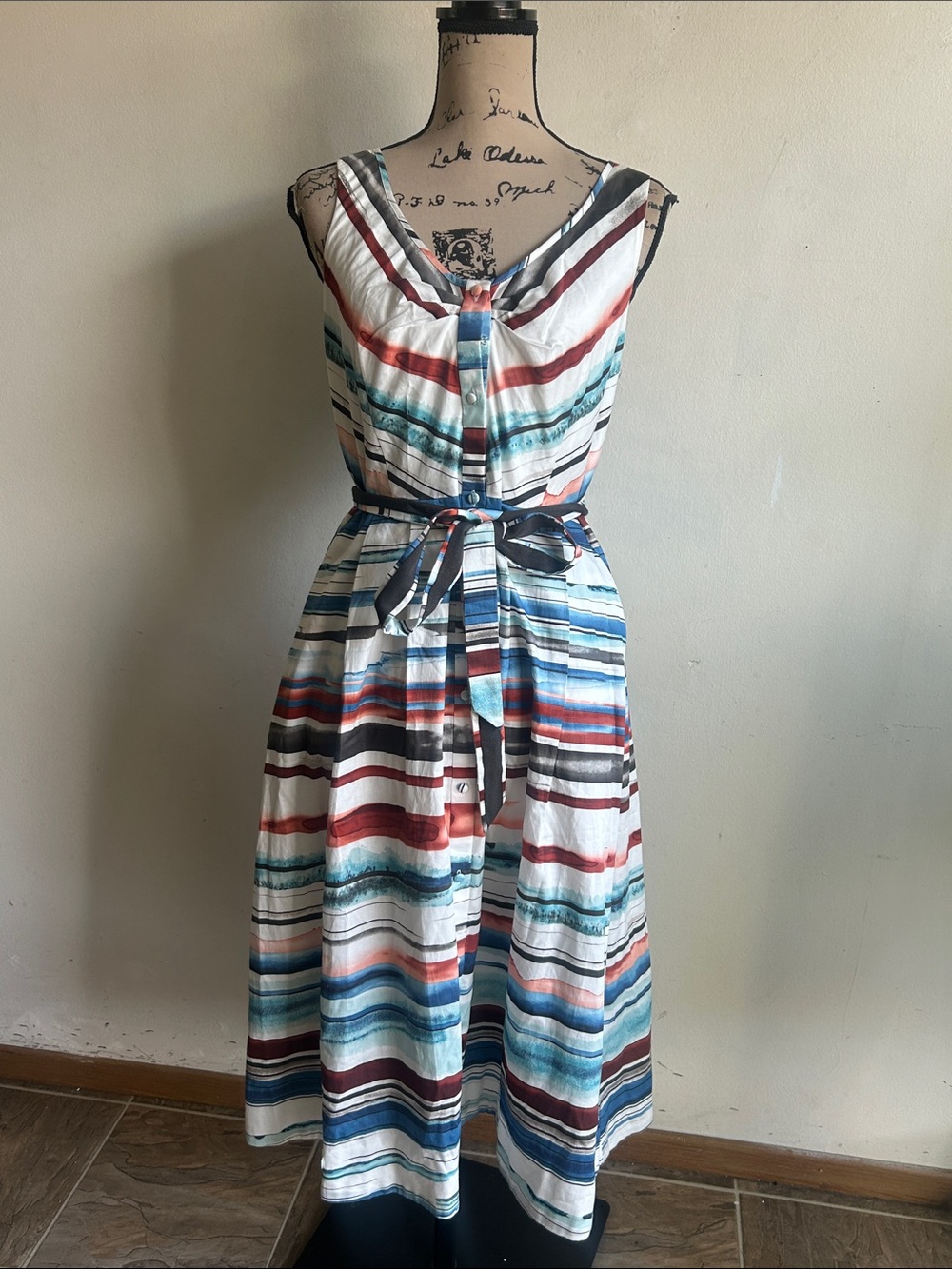 Anthropologie Moulinette Souers Afterlight Striped Dress Size 8 NWT - Picture 7 of 13